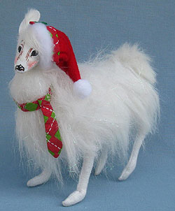 Annalee 9" Cheery Llama with Santa Hat 2014 - Mint - 751414