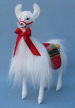 Annalee 10" Christmas Delights Llama - Mint - 751812