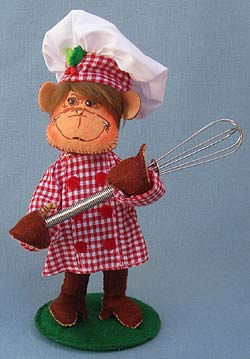 Annalee 6" Chef Monkey with Wisk 2013 - Mint - 751913