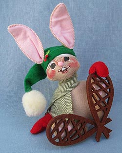 Annalee 6" Snowshoe Hare Bunny 2013 - Mint - 752113