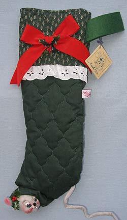 Annalee 22" Christmas Stocking - 1992 - Near Mint -755092oxta