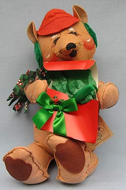 Annalee 18" Bear N' Gift - Excellent - 759699sqa