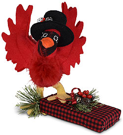 Annalee 6" Winter Woods Cardinal 2021 - Mint - 760221