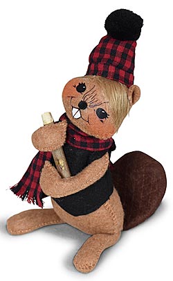 Annalee 6" Winter Woods Beaver 2022 - Mint - 760522