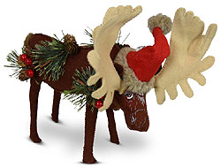 Annalee 8" Rustic Pine Moose 2019 - Mint - 760819