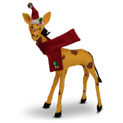 Annalee 12" Jinglebell Giraffe 2018 - Mint - 761018