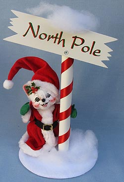 Annalee 6" North Pole Mouse - Mint - 768404