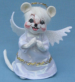 Annalee 6" Angel Mouse - Mint - 772405