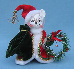 Annalee 6" St Nick Mouse - Mint - 773006