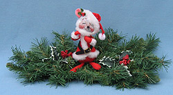 Annalee 7" Mr Santa Mouse Centerpiece - Mint - 774697x