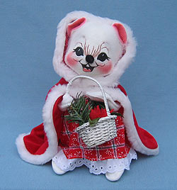 Annalee 10" Holiday Girl Gift Mouse - Mint - 777701