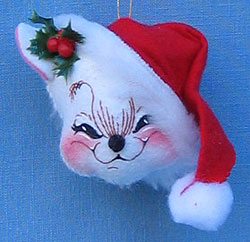 Annalee 2" Mouse Head Ornament - Mint - 780198sq