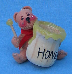 Annalee 3" Honey Bear Ornament - Mint / Near Mint - 781795ooh