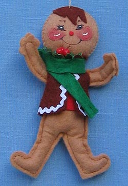 Annalee 5" Gingerbread Boy Ornament - Mint - 782585ox