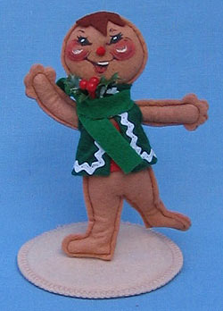 Annalee 5" Gingerbread Boy Ornament with Stand - Mint / Near Mint - 782591