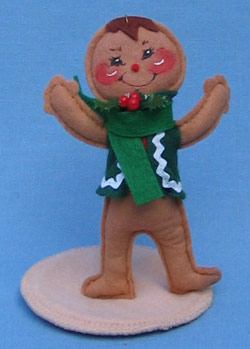 Annalee 5" Gingerbread Boy Ornament with Stand - Mint / Near Mint - 782591ox