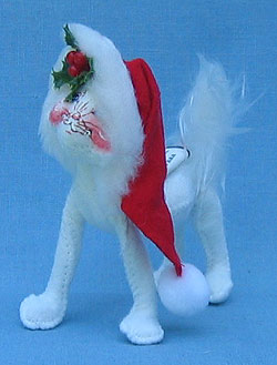 Annalee 4" Santa Claws Cat - Mint / Near Mint - 784297