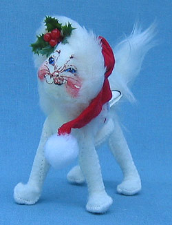 Annalee 4" Santa Claws Cat - Mint / Near Mint - 784297tong