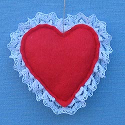 Annalee 3" Heart Ornament- Mint - 785584a