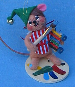 Annalee 3" Workshop Mouse Ornament - Mint - 787703