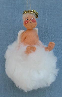 Annalee 3" Angel on Soft Cloud Ornament -  Mint - 788084ox