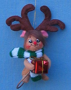 Annalee 3" Masquerade Mouse Ornament - Mint - 789803ox