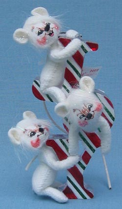 Annalee 3" Joy Mice - Mint - 793105