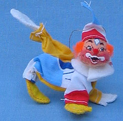 Annalee 3" Clown Ornament - Yellow - Mint / Near Mint - 794586y