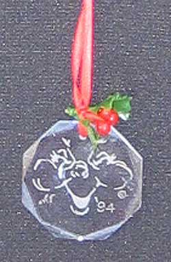 Annalee 2" Crystal Ornament Dated '94 - Mint - 796494