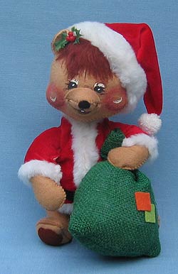 Annalee 10" Santa Bear with Toy Bag - Mint - 805487