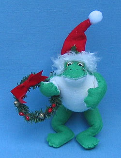 Annalee 4" Santa Frog - Mint - 807704