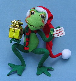 Annalee 13" Hoppy Holidays Frog - Mint - 809007