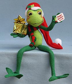 Annalee 13" Hoppy Holidays Frog -Near Mint - 809007a