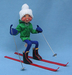 Annalee 10" Downhill Skier - Mint / Near Mint - 815084tong