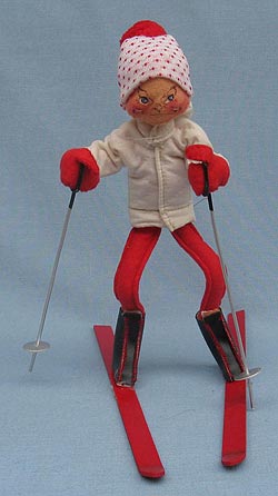 Annalee 10" Downhill Skier - Mint / Near Mint - 815086grin