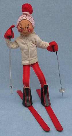 Annalee 10" Downhill Skier - Mint / Near Mint - 815086ox