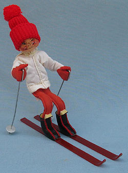 Annalee 10" Downhill Skier - Mint - 815088w