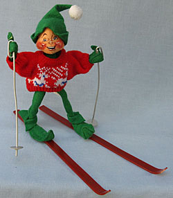 Annalee 10" Ski Elf with Red Sweater - Mint - 818087-1yeah