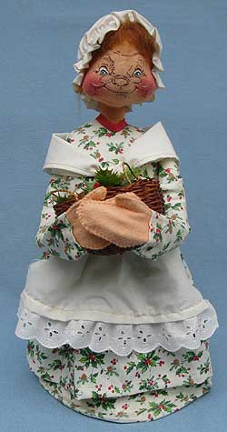 Annalee 16" Martha Cratchet - Mint - Signed - 830084s