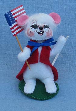 Annalee 3" Patriotic Sam Mouse 2013 - Mint - 850013