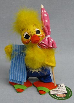 Annalee 6" Flop Boy Ducky with Beach Umbrella 2015 - Mint - 850815