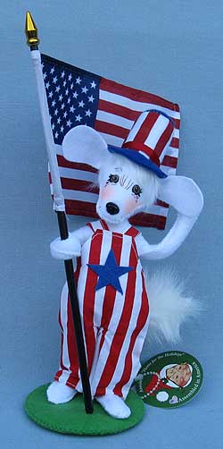 Annalee 8" Yankee Doodle Doggie Pup 2019 - Mint - 851319