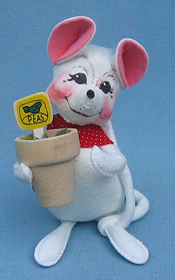 Annalee 7" Garden Sprout Mouse - Mint - 854501