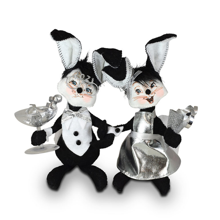 Annalee 6" New Year Bunnies AIA 2020 - Mint - 862820