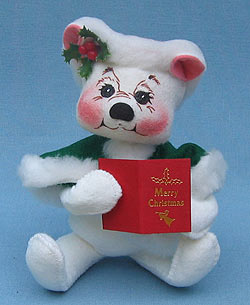 Annalee 8" Bearing Greetings Caroling - Mint - 871300