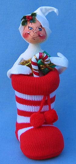 Annalee 10" Stocking Stuffer Elf - Mint - 871400rwox