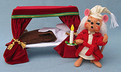 Annalee 6" Bedtime Scrooge Mouse - Mint - 943309