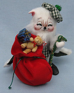 Annalee 6" Irish Santa Mouse - Mint - 945004sq