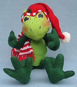 Annalee 15" Christmas Frog - Near Mint  - 946505a