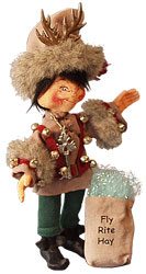 Annalee 6" Hitch the Reindeer Harness Smithy - Thimbles - Mint - 956503